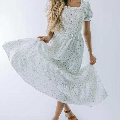 Dorothy Smocked Midi Dress 