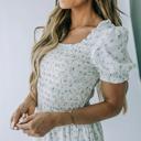  Dorothy Smocked Midi Dress 