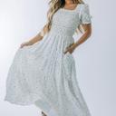  Dorothy Smocked Midi Dress 