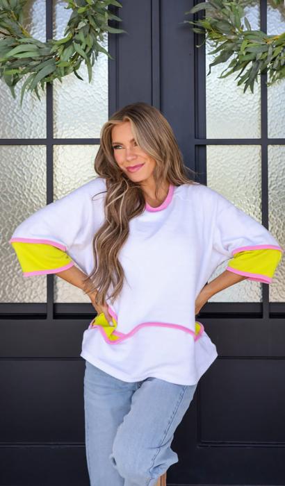 Beau Colorblock Top