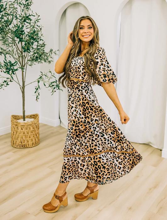 Ruby Leopard Dress