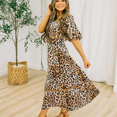 Ruby Leopard Dress