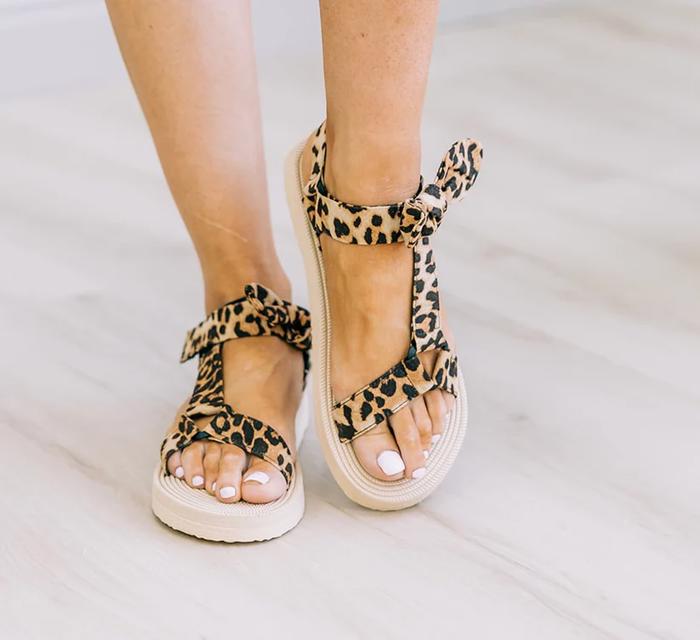 Leopard Sandals