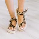  Leopard Sandals