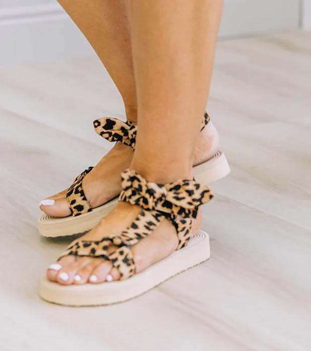 Leopard Sandals