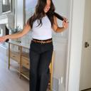  Vegan Leather Bow Belt