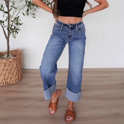 Kancan Cuffed Wide Leg 