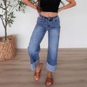  Kancan Cuffed Wide Leg 
