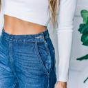  Kancan Side-Zip Denim