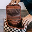  Checkered Makeup Bag