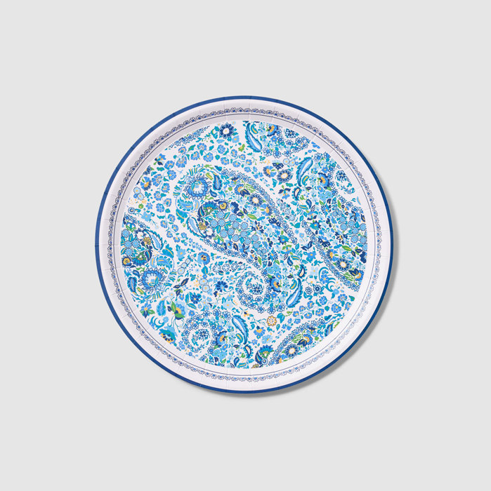 Vera Bradley + Coterie Dreamer Paisley Large Plates (10 per pack)