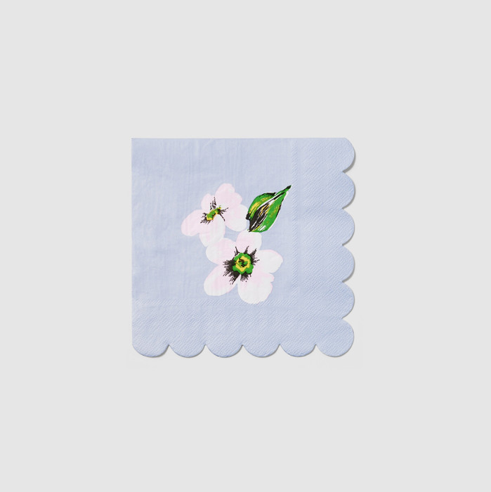 Vera Bradley + Coterie Sea Air Floral Dinner Napkins (25 per pack)