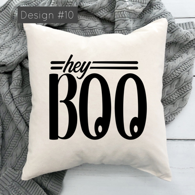 Hey BOO! 18x18 Pillow cover