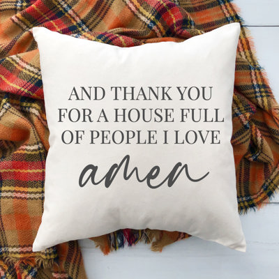 Amen Pillow Cover 18x18 inch