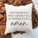  Amen Pillow Cover 18x18 inch