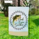  Hook Line Sinker Garden Flag 12x18 inch