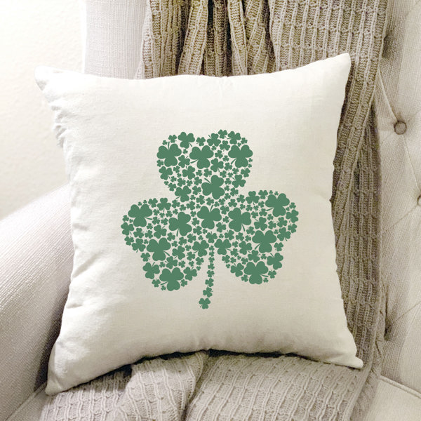 Big Shamrock- St Patrick's Day Pillow Cover