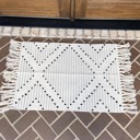  Modern Farmhouse Rug- Woven Rug- Tassel