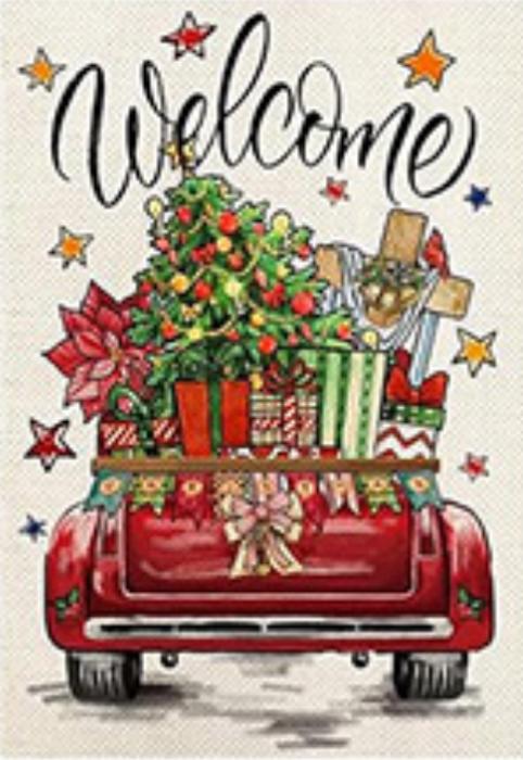 Garden Flags Truck Series (Christmas)