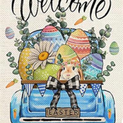 Garden Flags Truck Series (Easter)