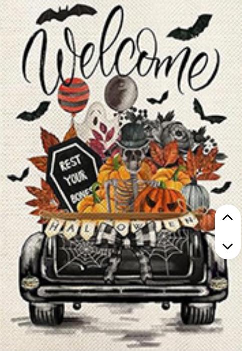 Garden Flags Truck Series (Halloween)