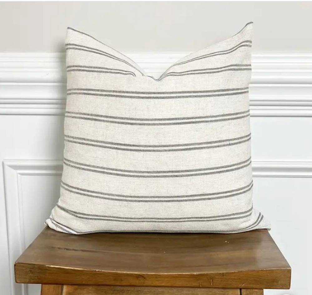 The Kiera Throw Pillow Cover 18x18 inch- High End Textured Fabric