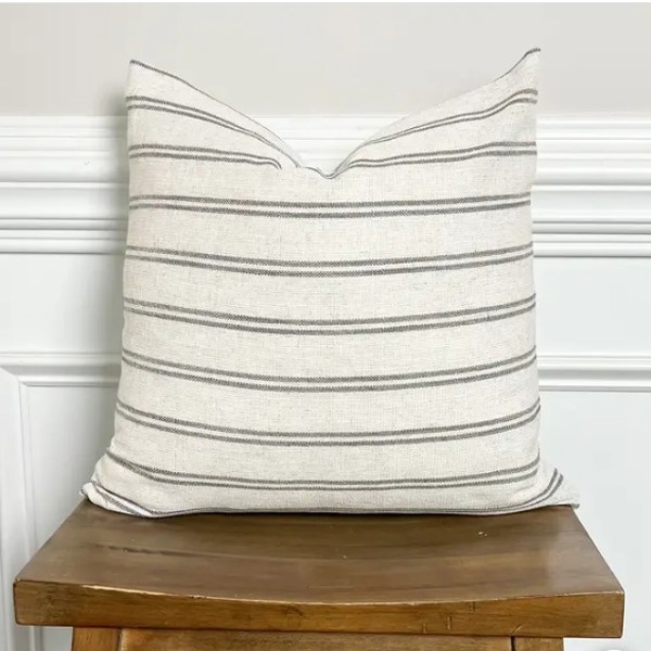 The Kiera Throw Pillow Cover 18x18 inch- High End Textured Fabric