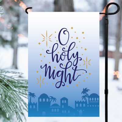 O Holy Night Garden Flag