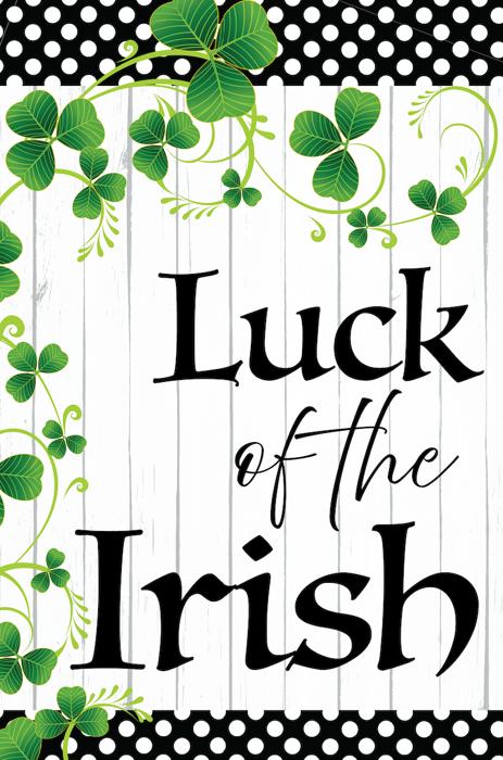 St. Patrick’s Day Garden Flag Luck of the Irish