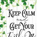  St. Patrick’s Day Garden Flag Keep Calm