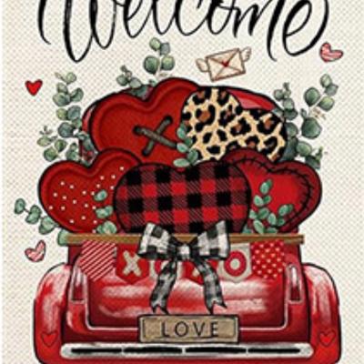Garden Flag Truck Series (Valentines)