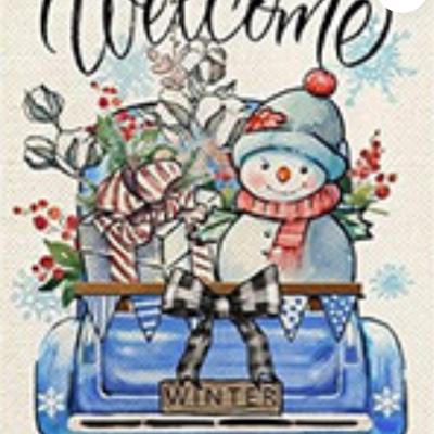 Garden Flags Truck Series (Winter)