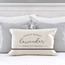  French Market Lavender- Spring Pillow Cover 12x20 inch