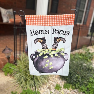 Hocus Pocus Garden Flag 12x18 inch