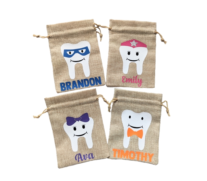 Personalized Tooth Fairy Bag