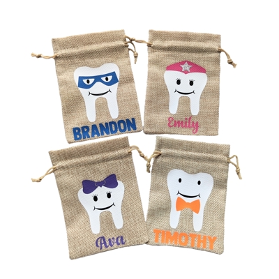 Personalized Tooth Fairy Bag