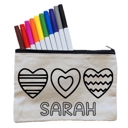  Personalized Valentine's Activity Kit | Color Your Own Bag for Kids
