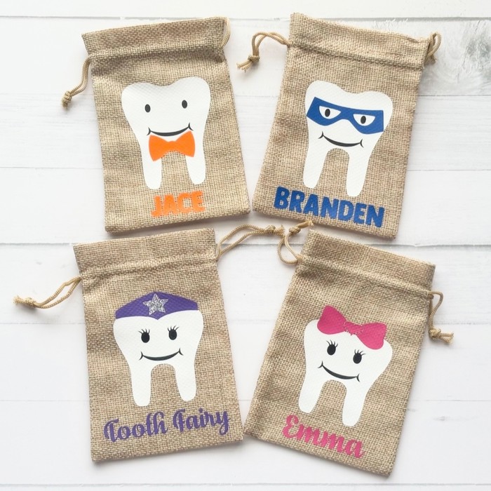Personalized Tooth Fairy Bag