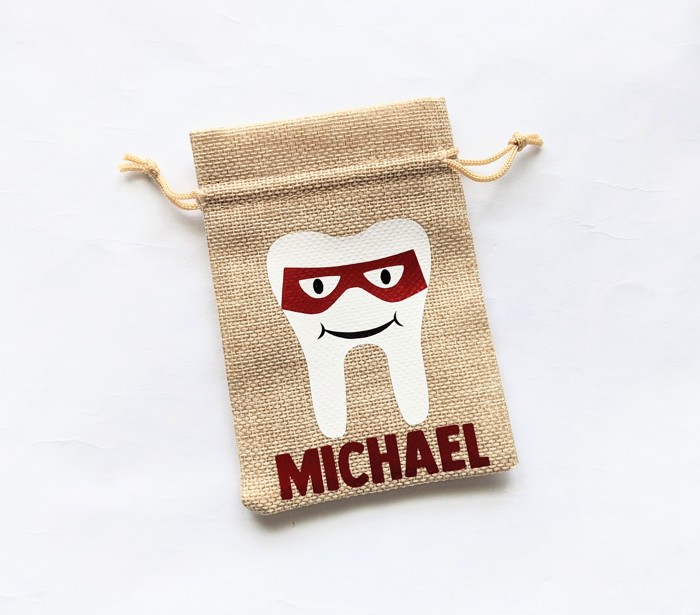 Personalized Tooth Fairy Bag
