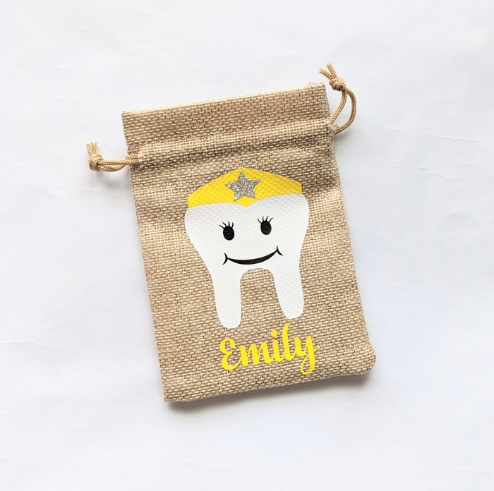 Personalized Tooth Fairy Bag