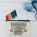  Hanukkah Kids Gift | Personalized Coloring Activity Kit with Markers