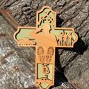  Laser-Cut & Engraved Wooden Army Cross