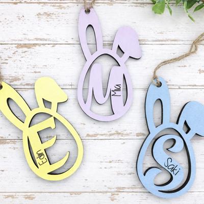 Personalized Easter Basket Tag, Easter Basket Tag, Easter Kids Decor