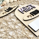 Personalized First Day of School Sign, Back to School Prop, Reusable Dry Erase Sign for First Day of School,Last Day of School Sign