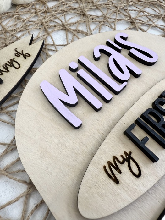 Personalized First Day of School Sign, Back to School Prop, Reusable Dry Erase Sign for First Day of School,Last Day of School Sign