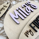  Personalized First Day of School Sign, Back to School Prop, Reusable Dry Erase Sign for First Day of School,Last Day of School Sign