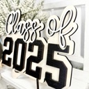  Graduations Decorations, 2025 Wood Table Sign, Class of 2025 Graduation Table Centerpiece for Graduation Party, Decorations Supplies
