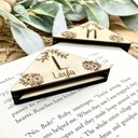  Personalized Corner Bookmark, Personalized Bookmark, Wooden Bookmark, Gifts for Book Lovers