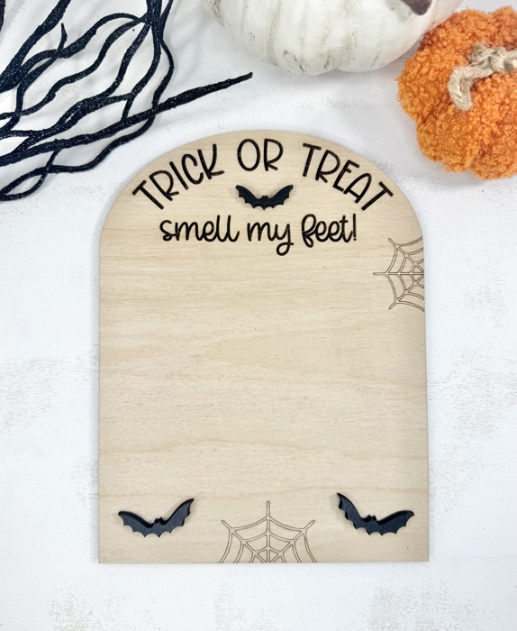 DIY Halloween Paint Kit ,Trick or Treat Smell my Feet, Halloween Keepsake, My first Halloween, Baby First Halloween, Halloween Gift