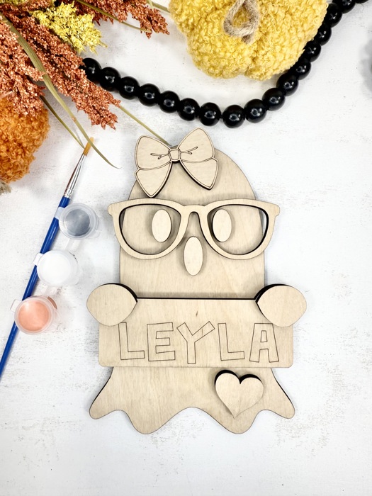 Halloween DIY Painting Kit, Personalized DIY Activity for Kids, Kids Ghost Painting Set, Kids Halloween Party Activity